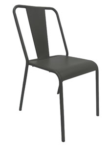 Silla de metal negra PMT101V